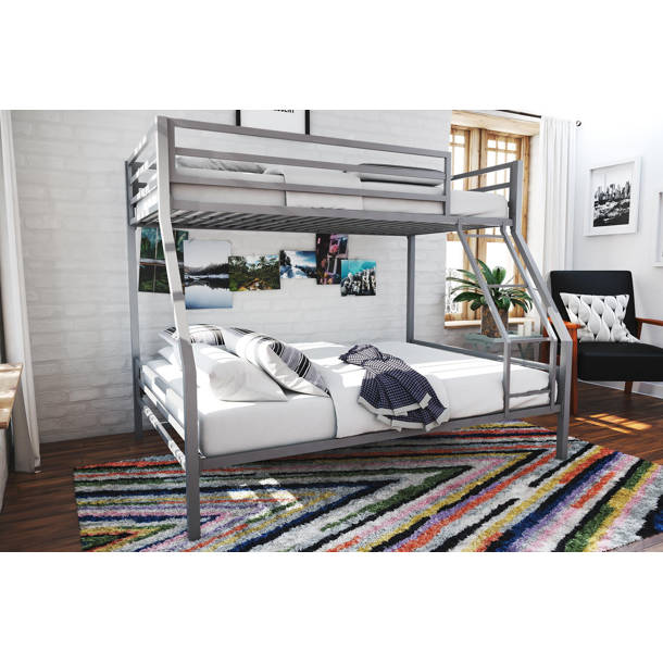 Mack & Milo™ Inko Twin Over Full Metal Standard Bunk Bed by Mack & Milo™ & Reviews Wayfair